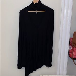 Free people v neck turtle neck tunic